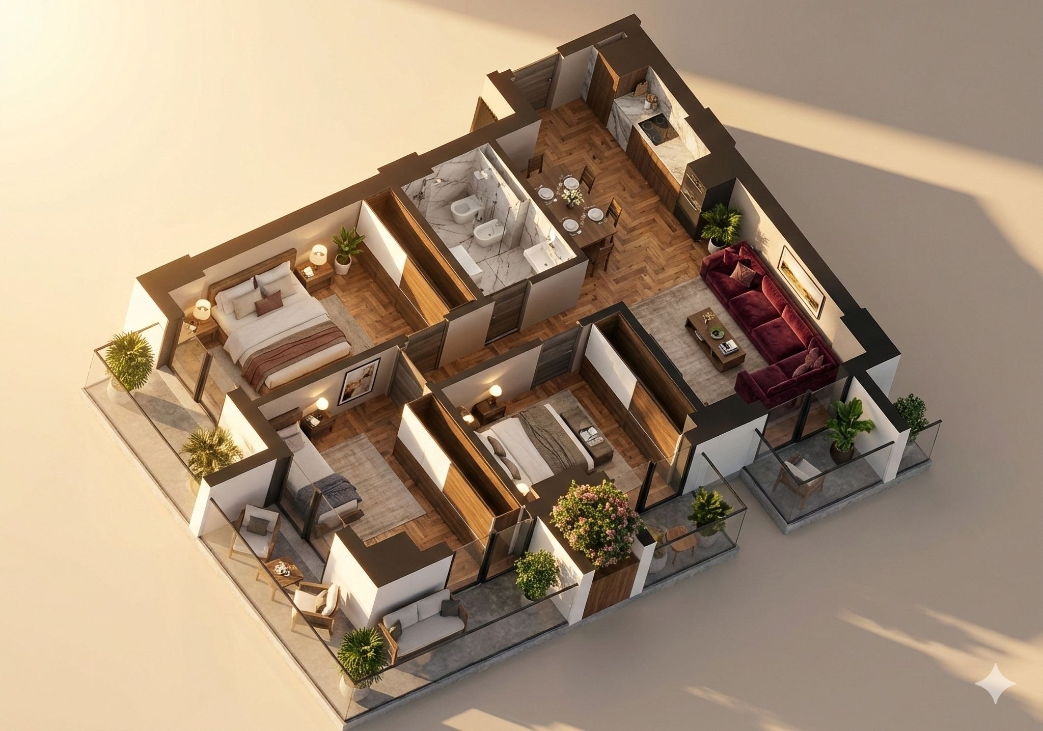 Apartment A-611 in Dragoti 2