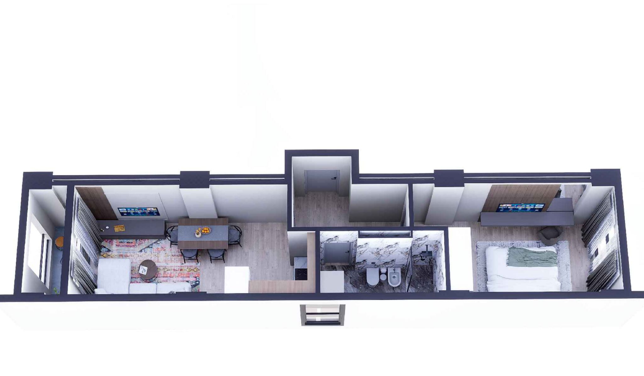 Apartment 1212 - 64.4 m²