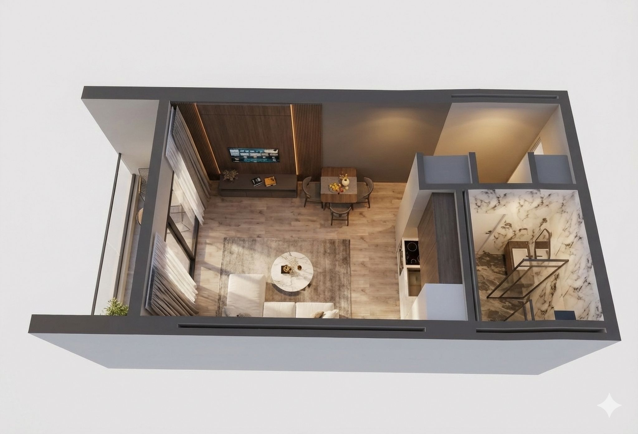 Studio 2403 in Liam Residence - 46.3 m²