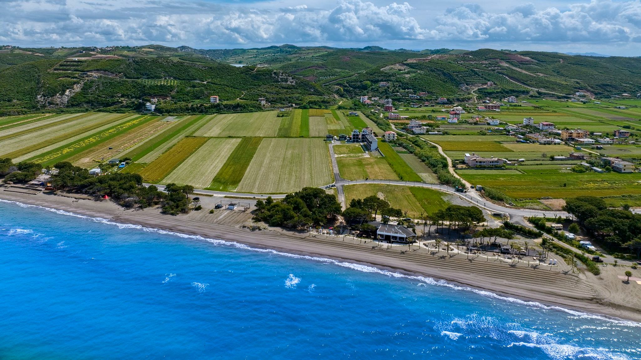 360° tour of Spille beach - future star of the Albanian Riviera